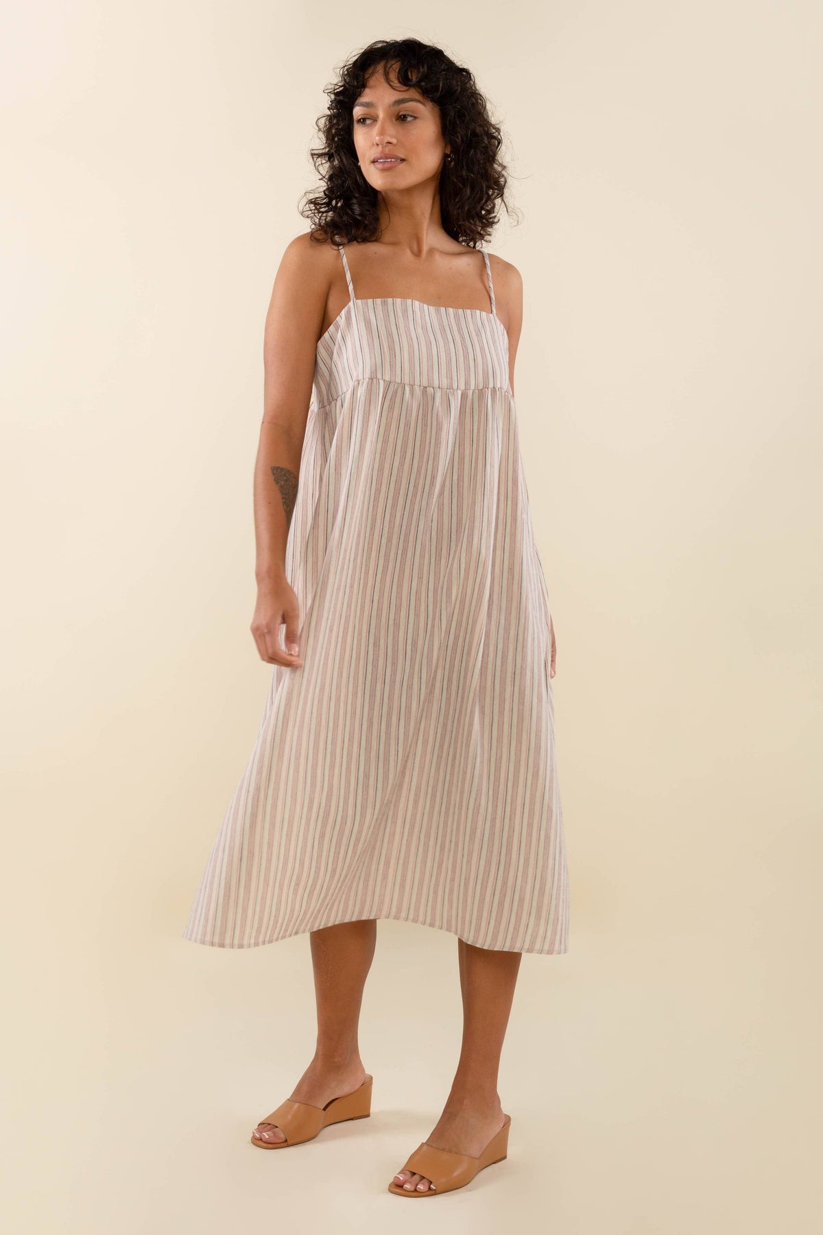 Dawson Baby Doll Midi Dress