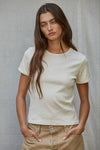 Irene Pointelle Short Sleeve Top