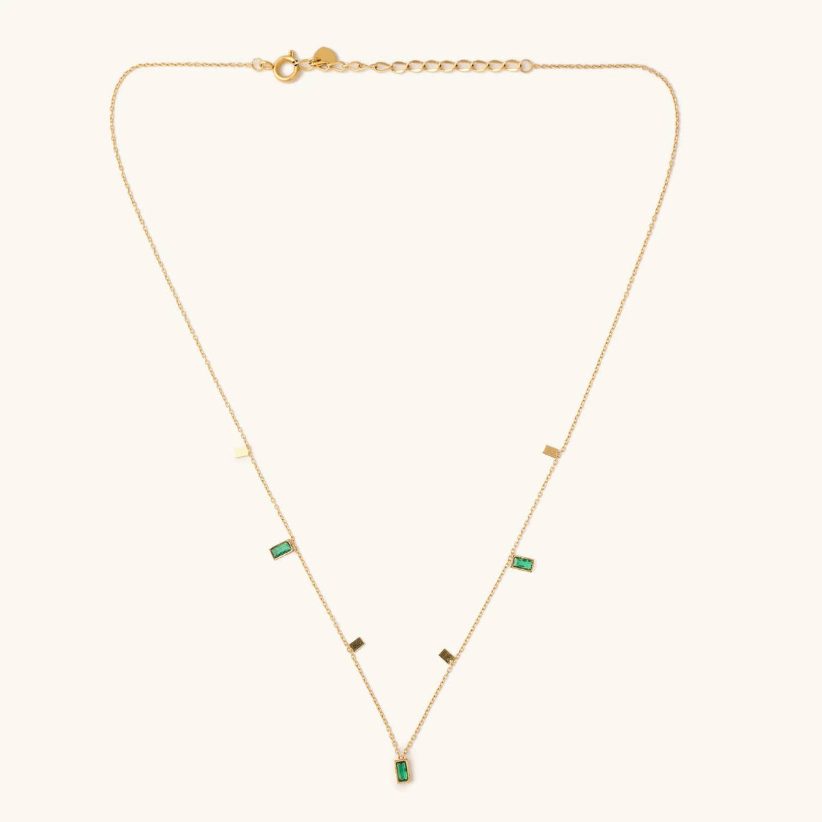 Lydia Emerald Crystal Necklace