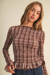 Marissa Plaid Blouse