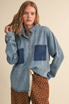 Mindy Denim Top