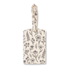 Pressed Floral Luggage Tag