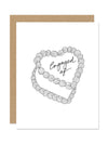 Engaged AF Cake Card