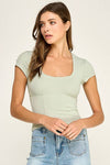 Collette Cutout Back Top