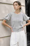 Puff Sleeve Cardigan