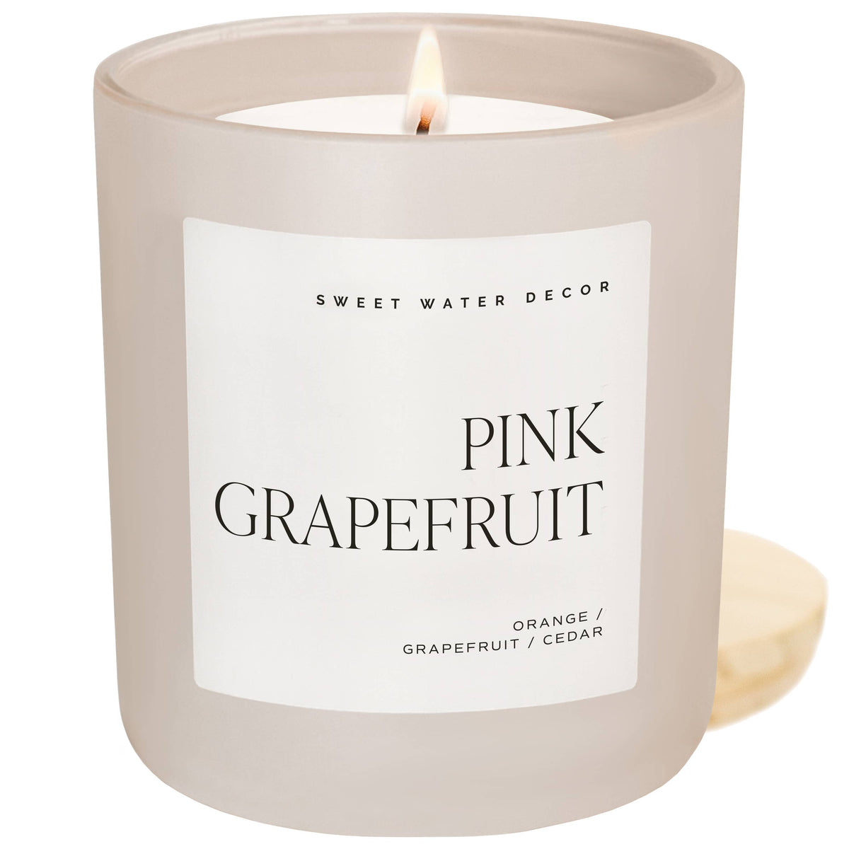 Pink Grapefruit Soy Candle