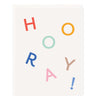 Hooray Letters Card