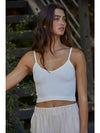 Bonnie Seamless Ribbed Cropped Cami
