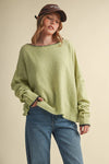 Mabel Rolled Edge Sweater