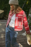 Allie Bandana Quilted Jacket
