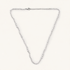 Gabby White Bead and Pearl Necklace