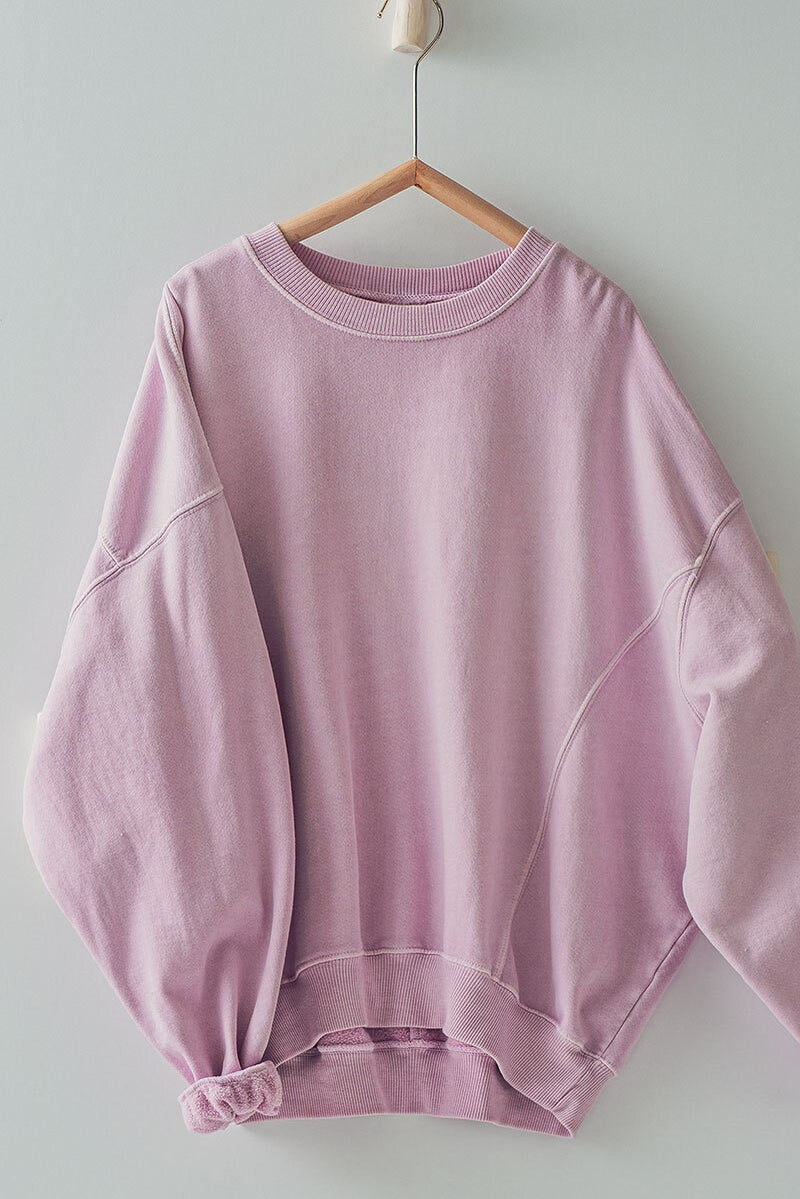 Organic Pigment Washed Sweatshirt