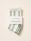 Lucky Leaf Stripe Grip Sock