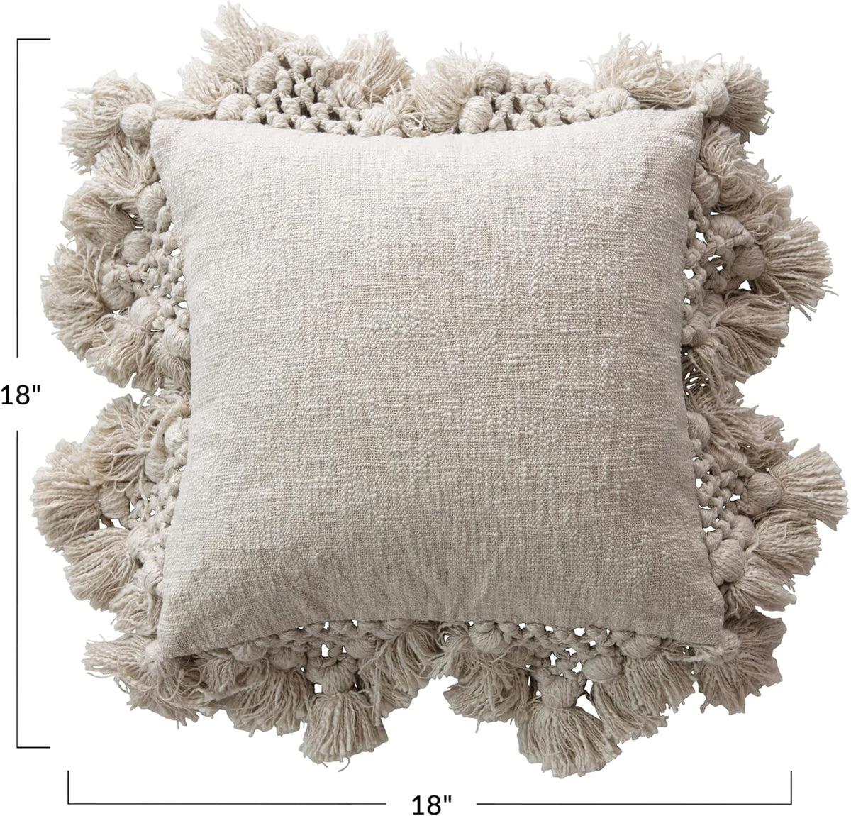 Crochet Tassel Pillow