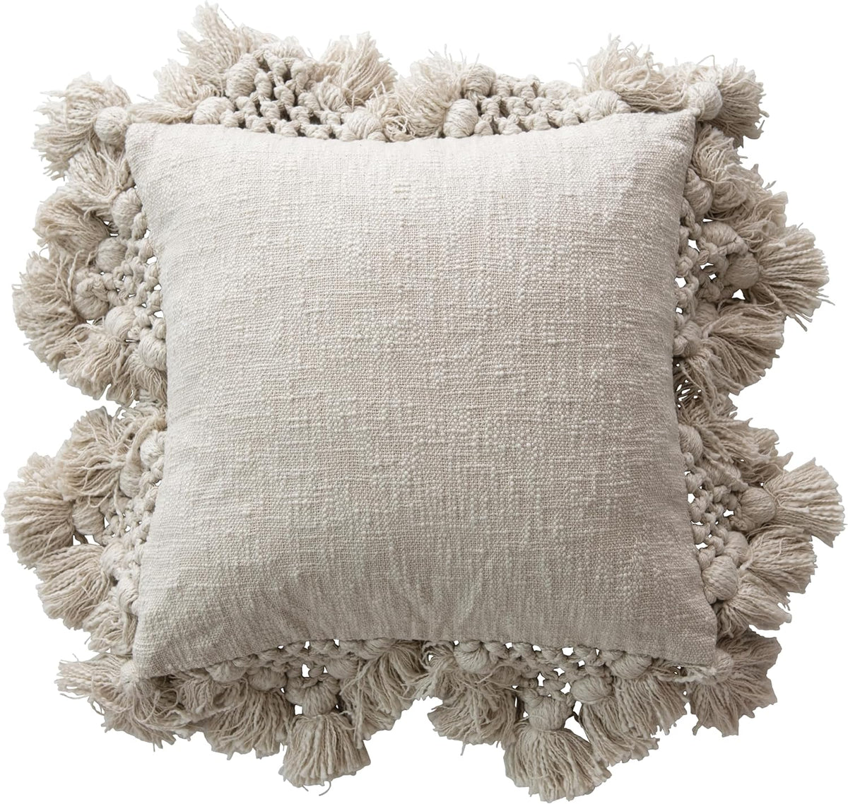 Crochet Tassel Pillow