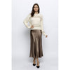 Mary Satin Midi Skirt