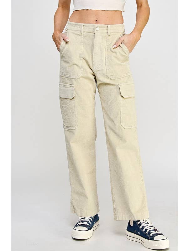 Corduroy Cargo Pants