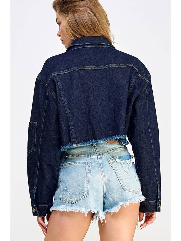 Cropped Denim Jacket