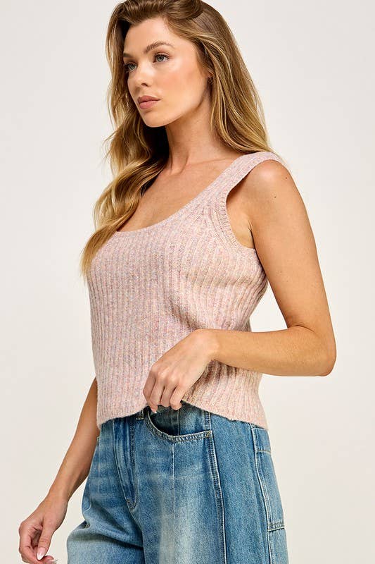 Knitted Round Neck Tank