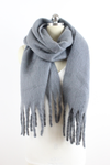 Knit Scarf with Tassels