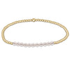 Gold Bliss Pearl 3mm Bracelet