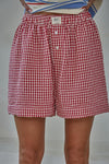 Michelle Gingham Boxer Shorts