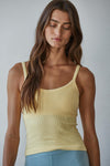 Avery Padded V-Neck Seamless