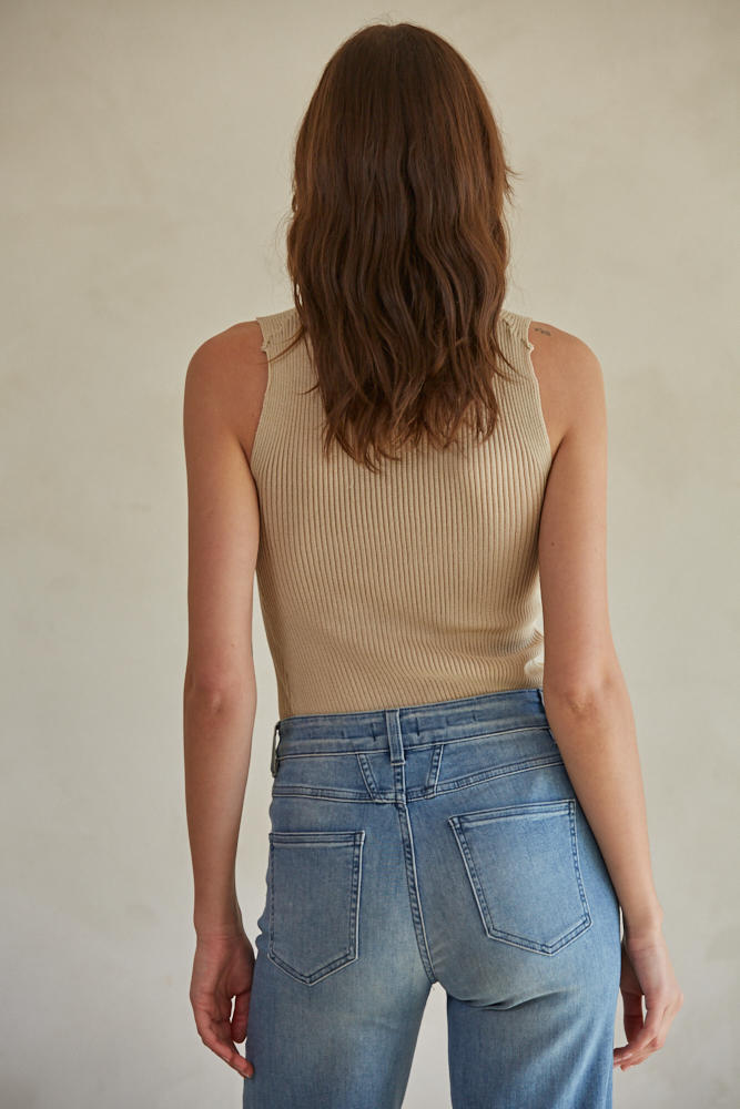 Katie Rib Knit Top