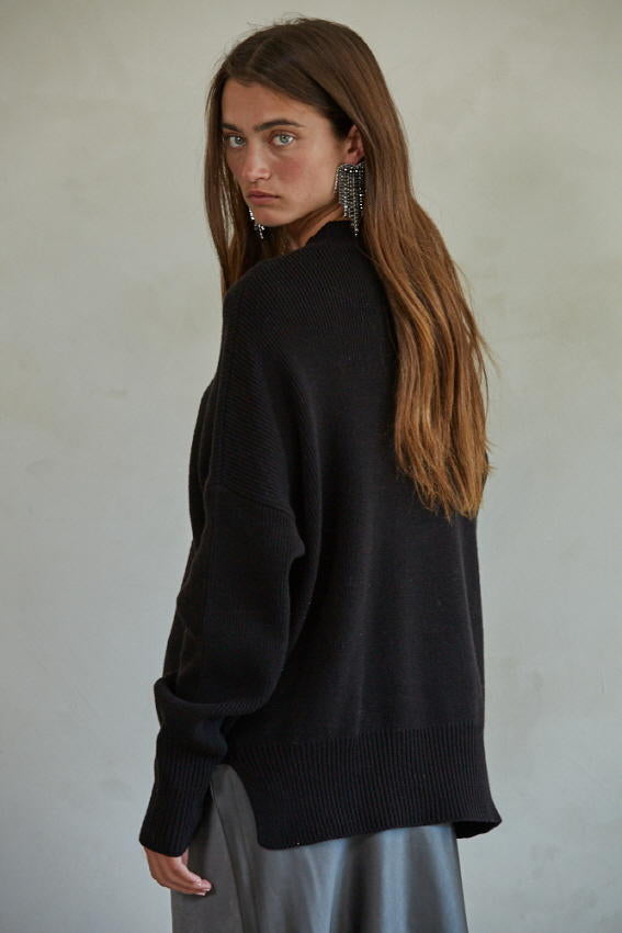 Riley Ribbed Knit Sweater