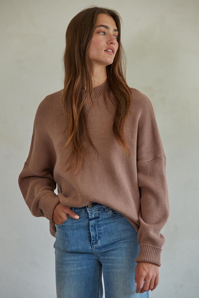 Riley Rib Knit Sweater