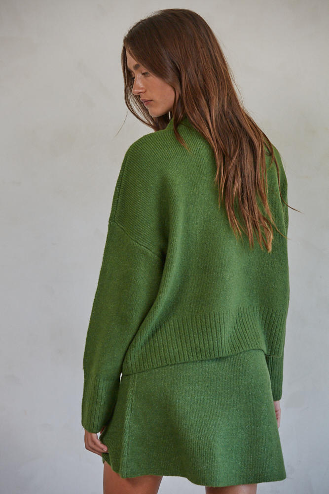 Mock Neck Cozy Sweater