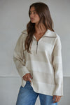 Cayla Half-Zip Sweater