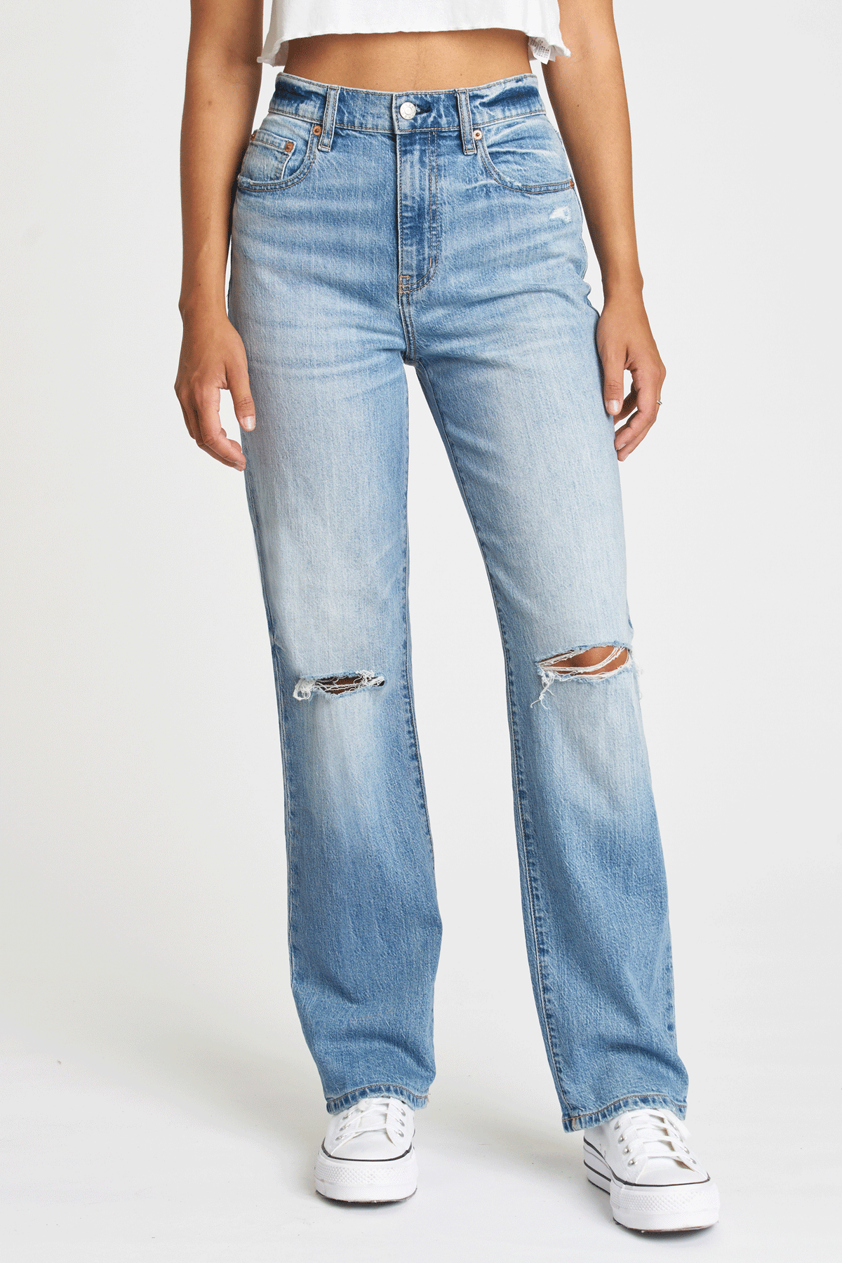 Sundaze High Rise Straight Jeans