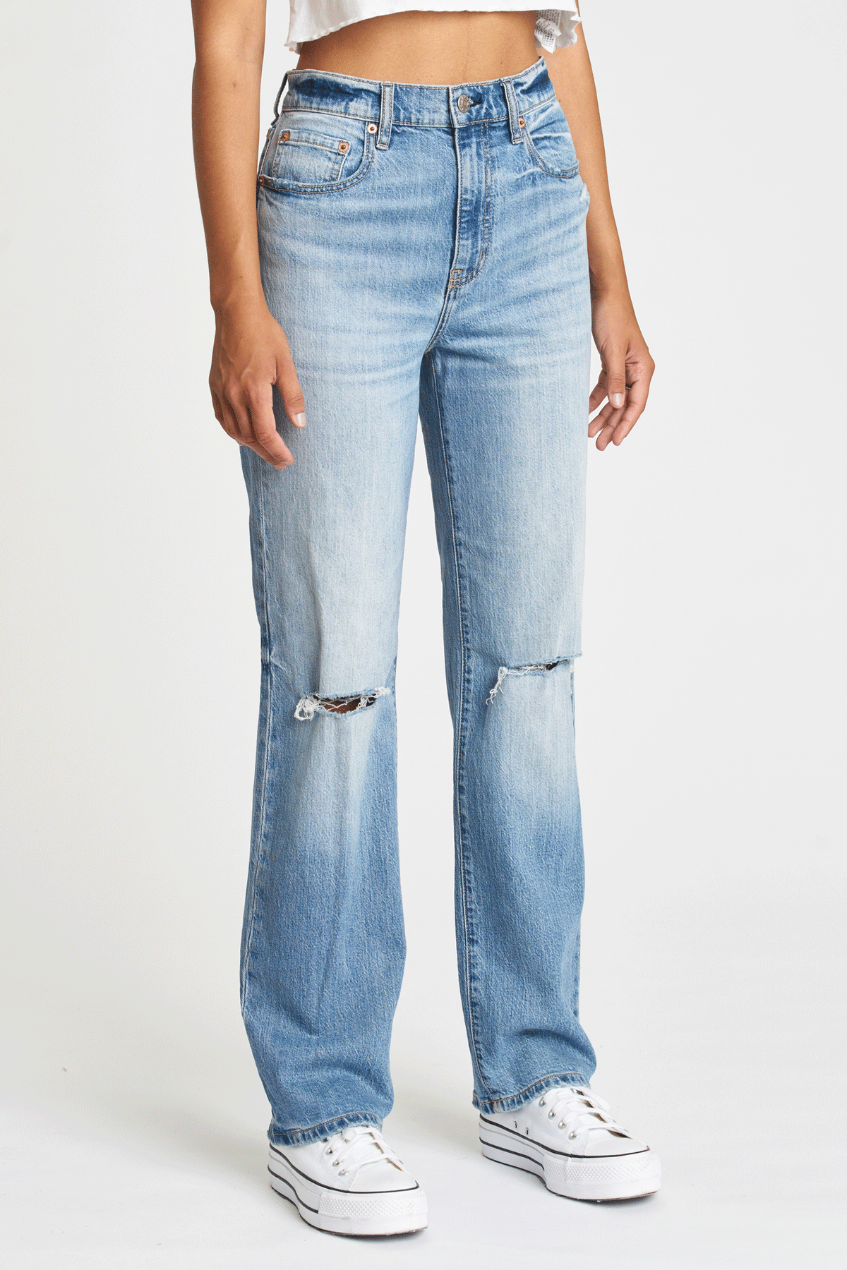 Sundaze High Rise Straight Jeans