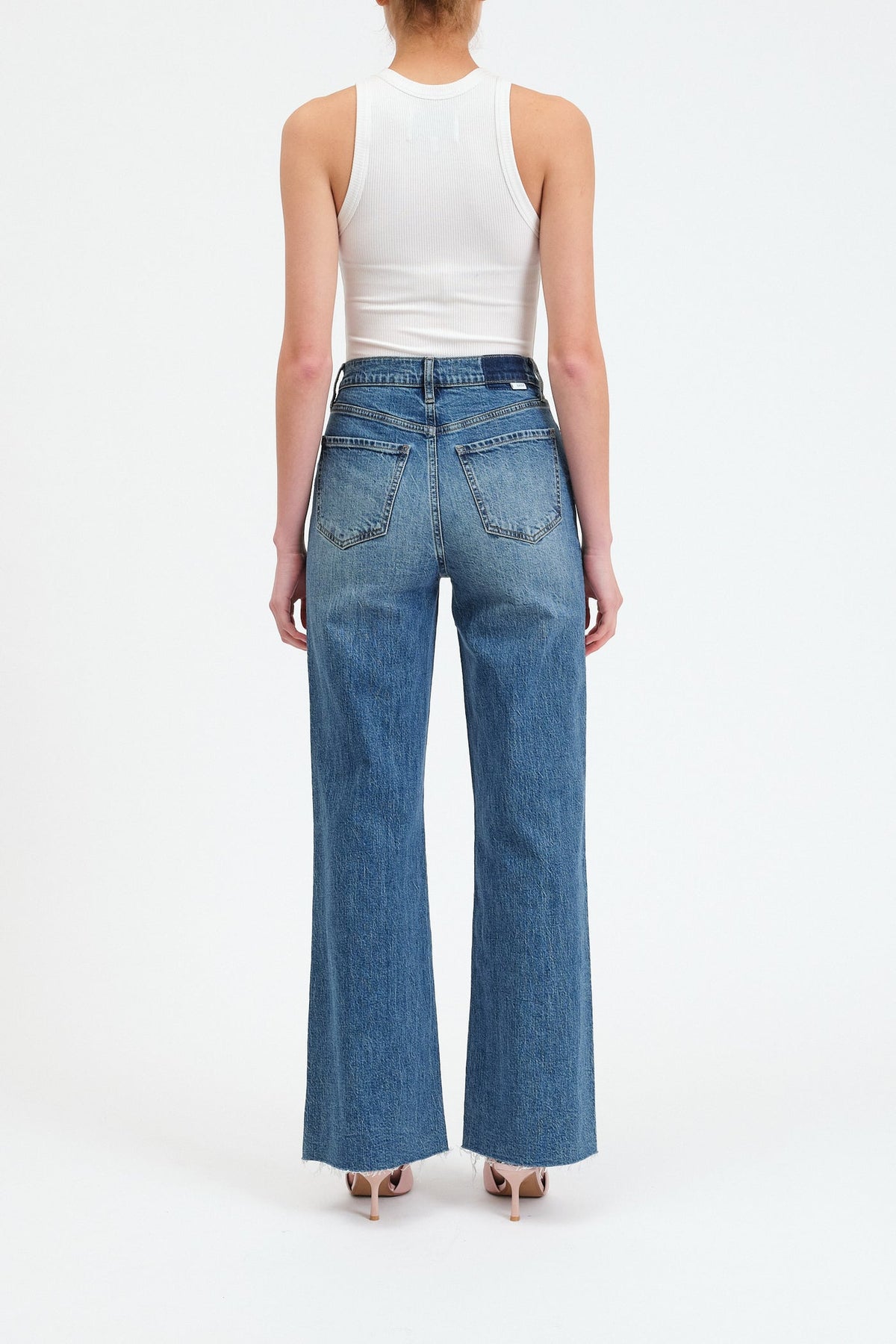 Far Out High Rise Wide Leg Jeans