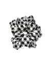 BW Gingham Jumbo Scrunchie