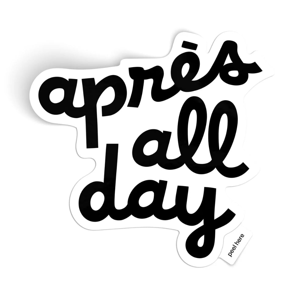 Apres All Day Sticker