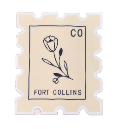 Fort Collins Stamp Sticker