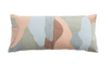 Cotton Blend Patchwork Lumbar Pillow