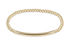 Bliss Bar Smooth Gold 3mm Bracelet