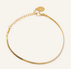 Micro Gold Herringbone Bracelet
