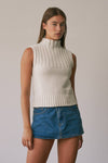 Mock Neck Sweater Vest