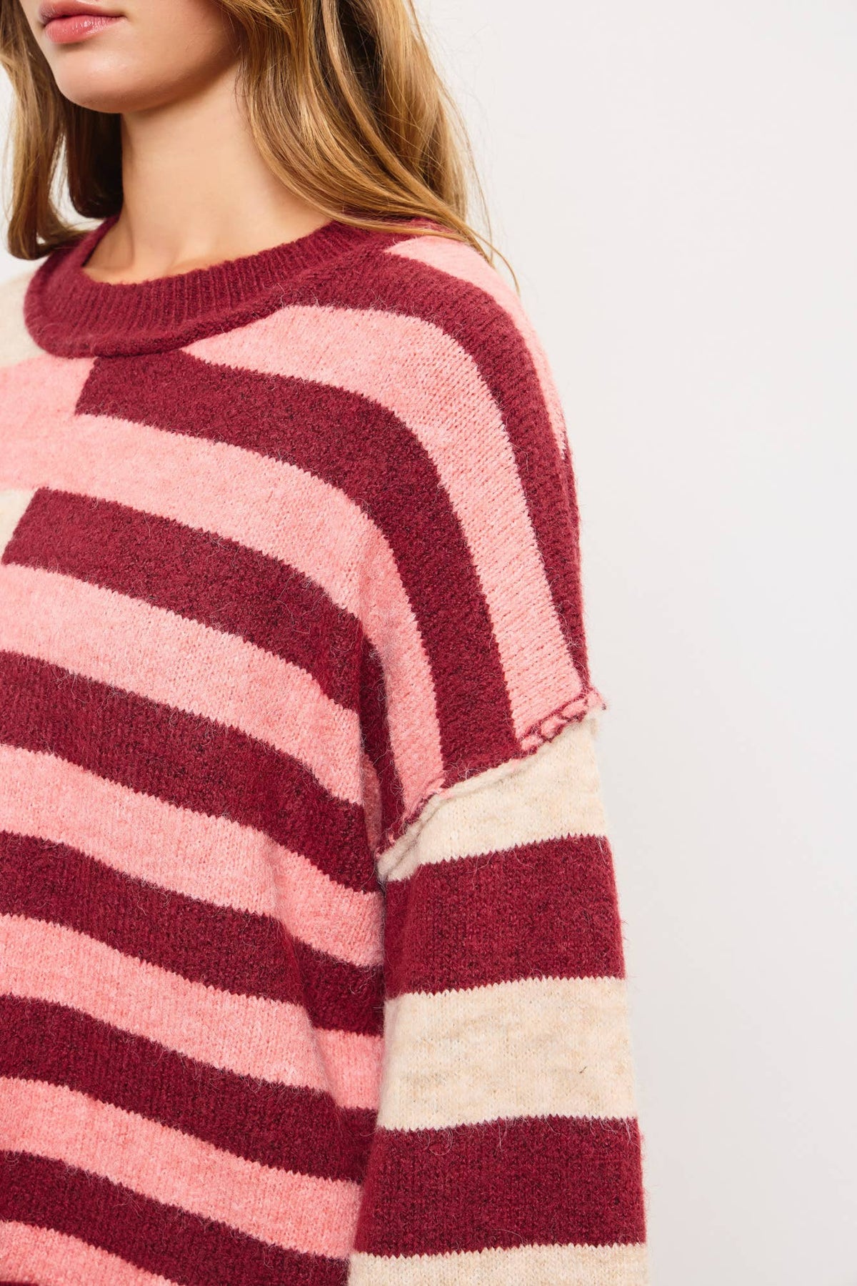 Multi Stripe Knit Sweater