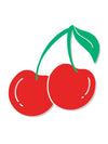 Cherries Vinyl Sticker