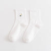 Daisy Embroidered Socks
