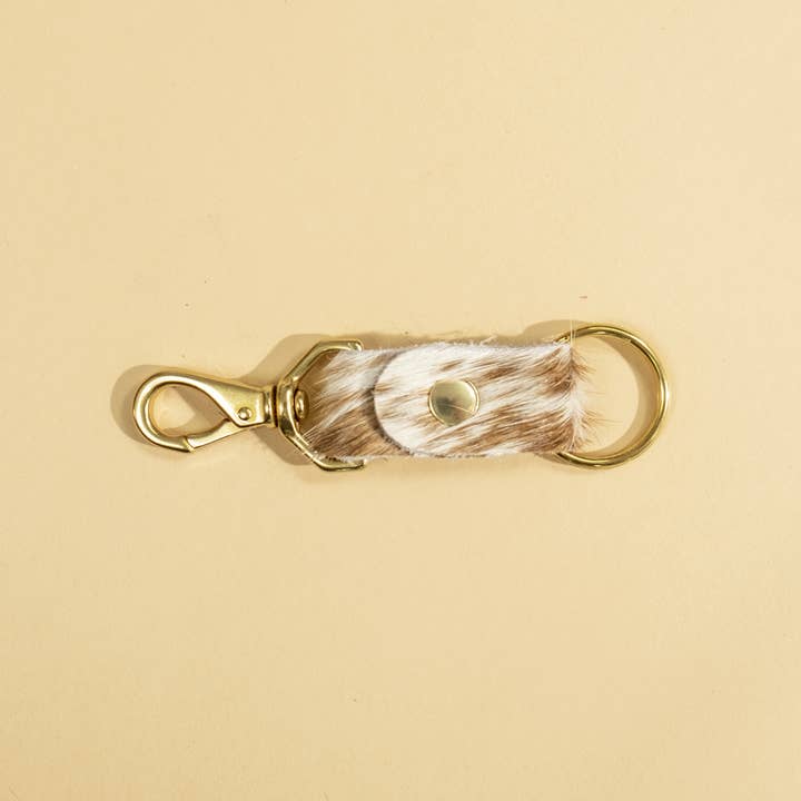 Cowhide Keychain