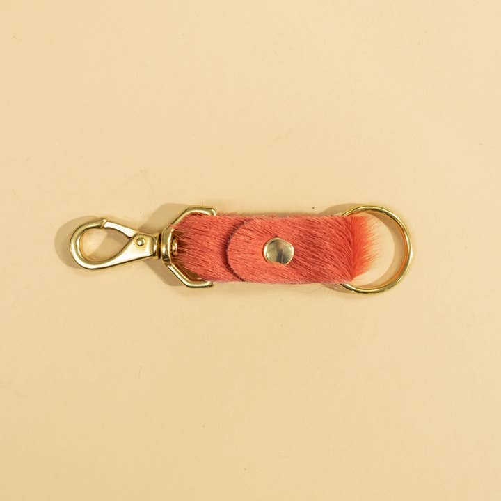 Cowhide Keychain