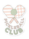 Pickleball Club Sticker