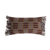 Woven Plaid Mini Lumbar Pillow