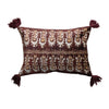 Velvet Ikat Lumbar Pillow